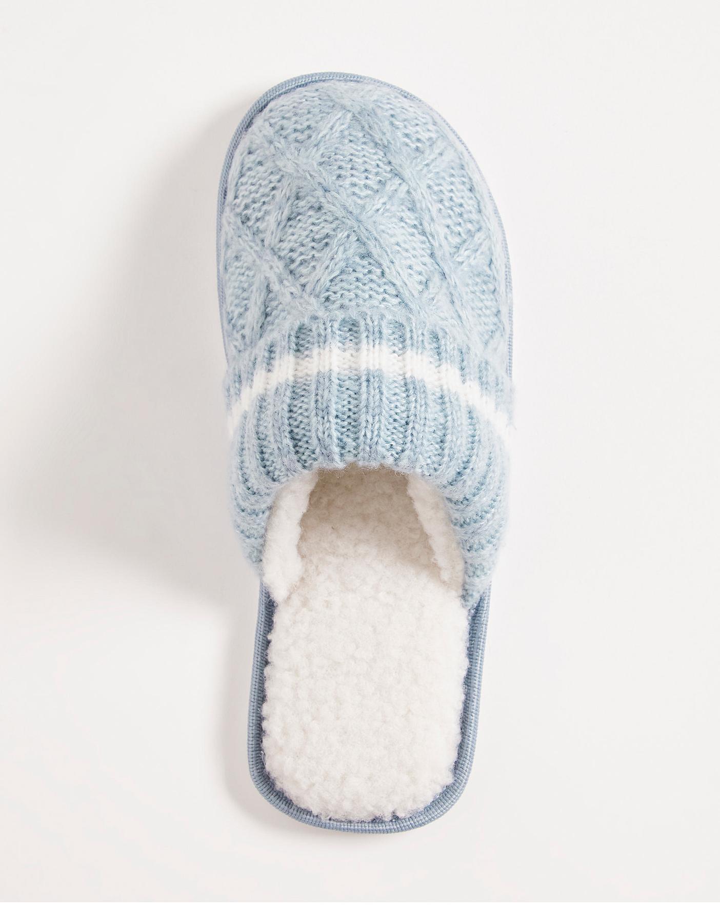  Cable Knitted Mule E Fit| Width - E