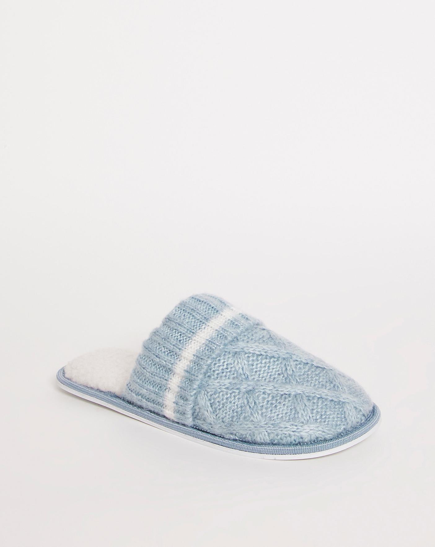  Cable Knitted Mule E Fit| Width - E