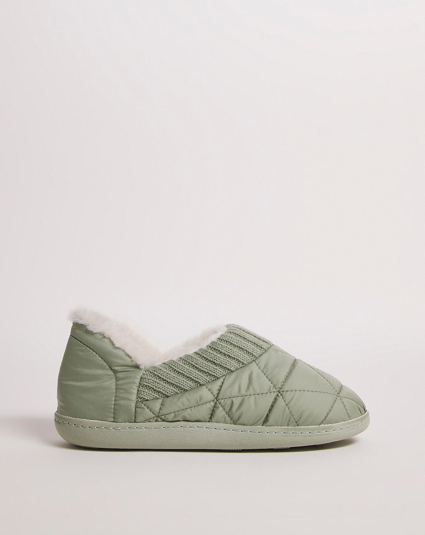 Nylon Low Boot Slipper E Fit