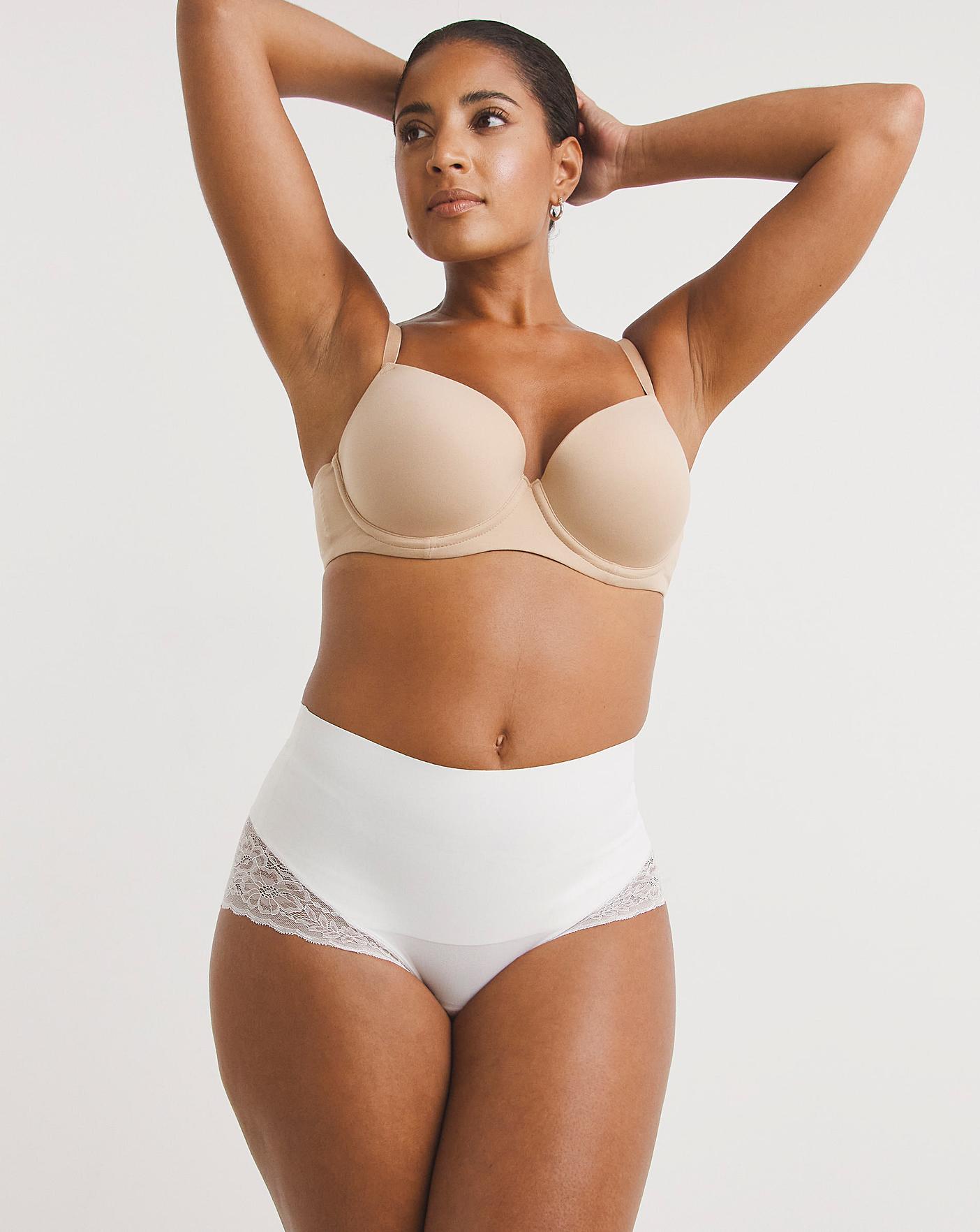  MAGIC Bodyfashion Firm Control Tummy Shaping Lace Brief| Snow White