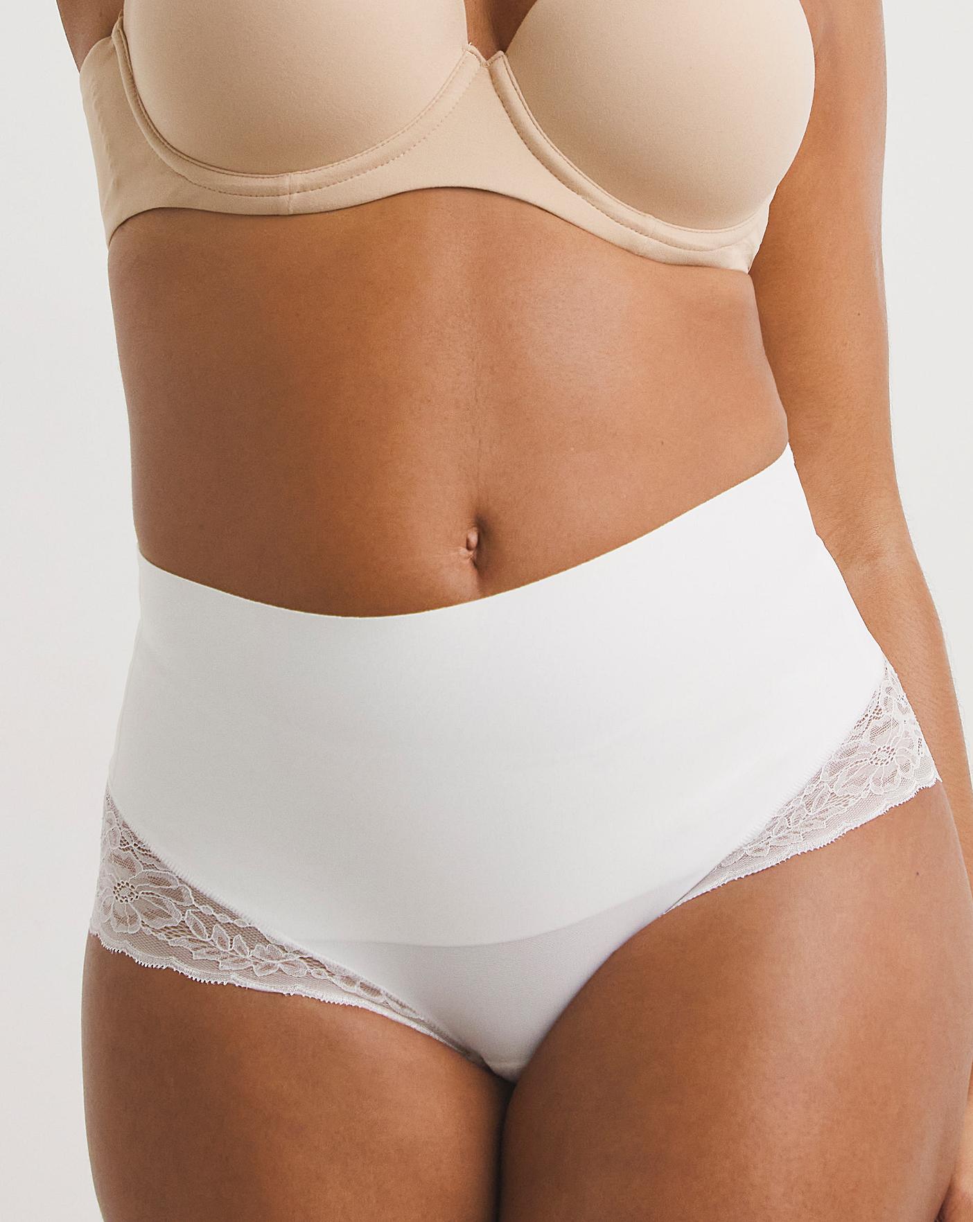  MAGIC Bodyfashion Firm Control Tummy Shaping Lace Brief| Snow White