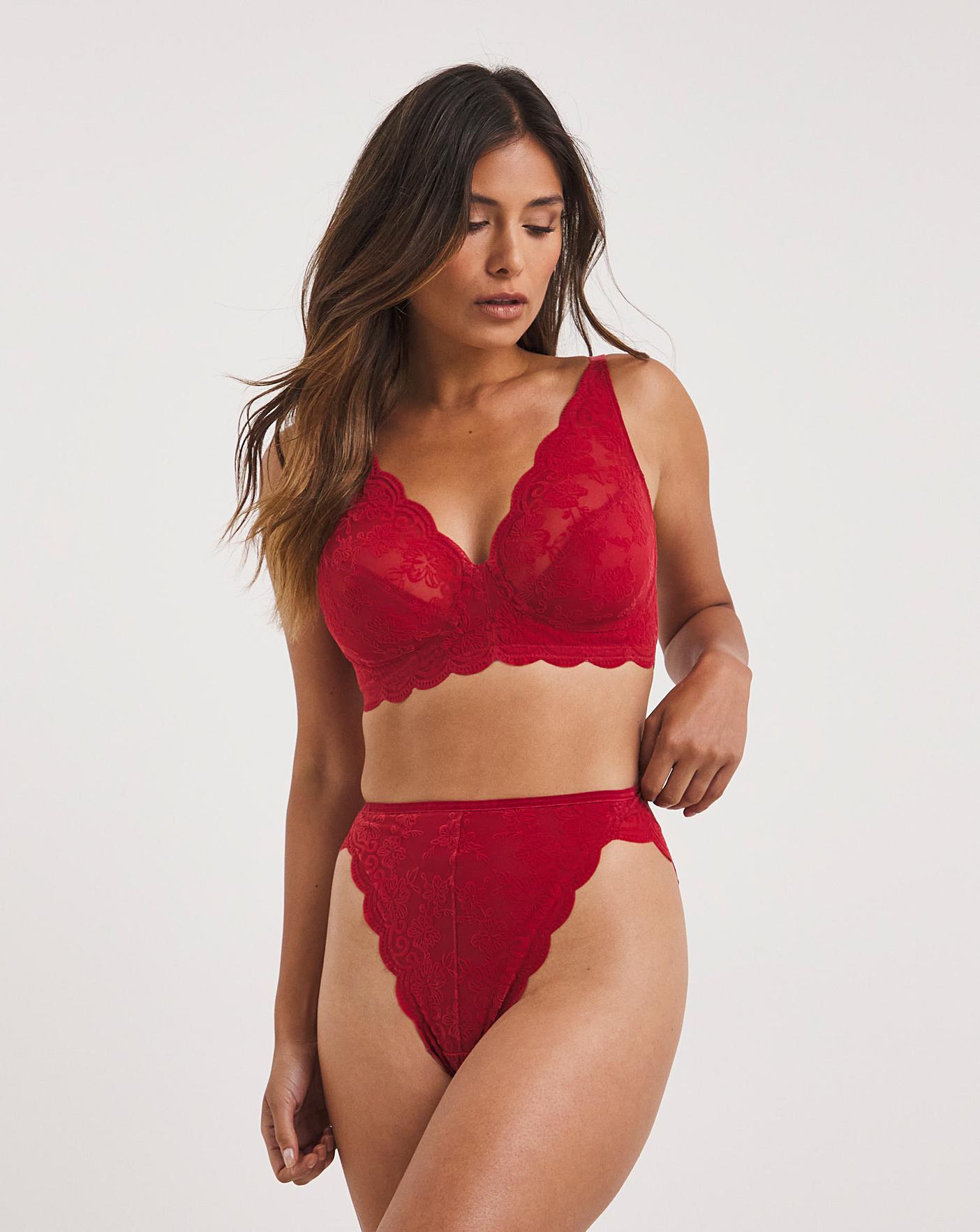  Triumph Amourette Rococo NonWired Bra| Red