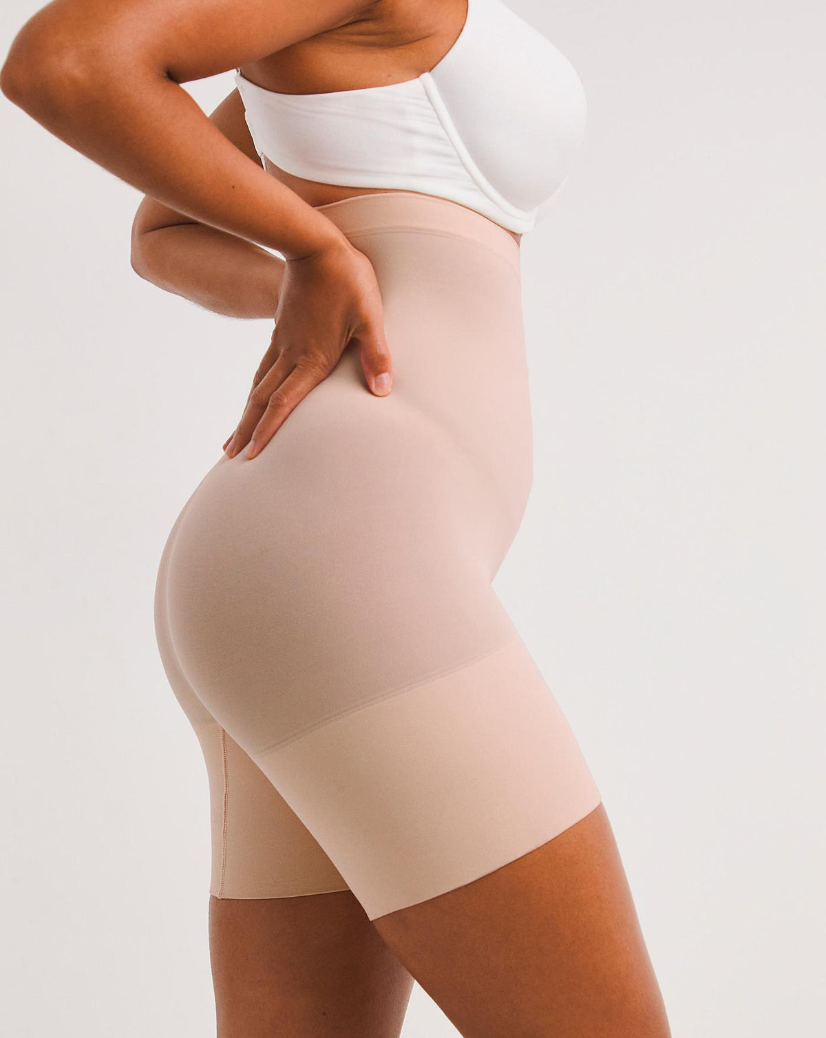  Spanx Higher Medium Control Power Shorts| SOFT NUDE
