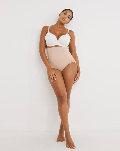  Spanx Oncore Firm Control High Waisted Briefs| SOFT NUDE