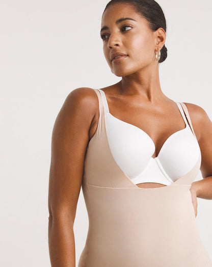  Maidenform Sleek Smoothers Light Control Wear Your Own Bra Body| Nude