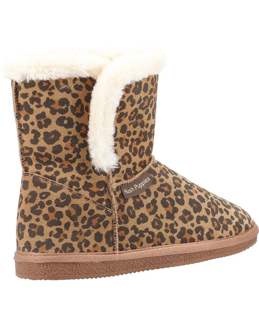  Hush Puppies Ashleigh Slipper Bootie| Leopard