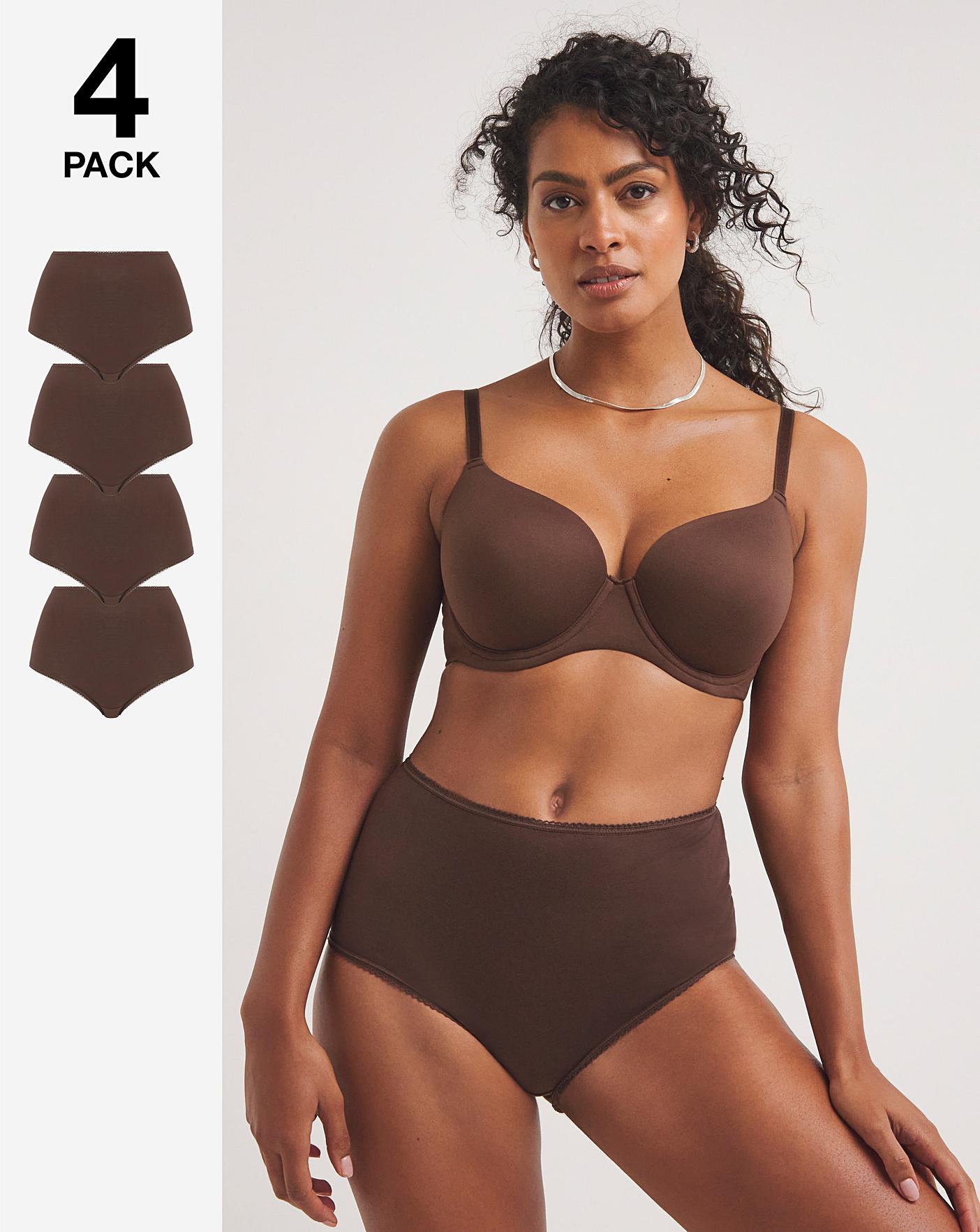  4 Pack Value Full Fit Briefs Nude 1| Nude One