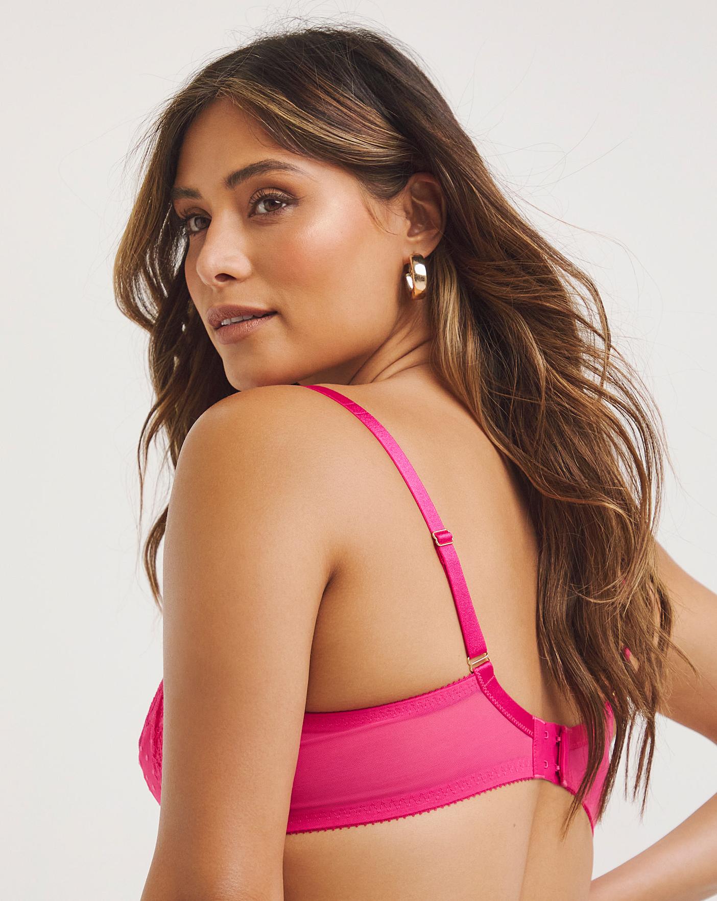  Ann Summers Fuller Bust Casablanca Balcony Wired Bra| Pink