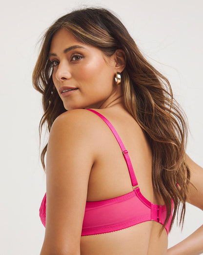  Ann Summers Fuller Bust Casablanca Balcony Wired Bra| Pink