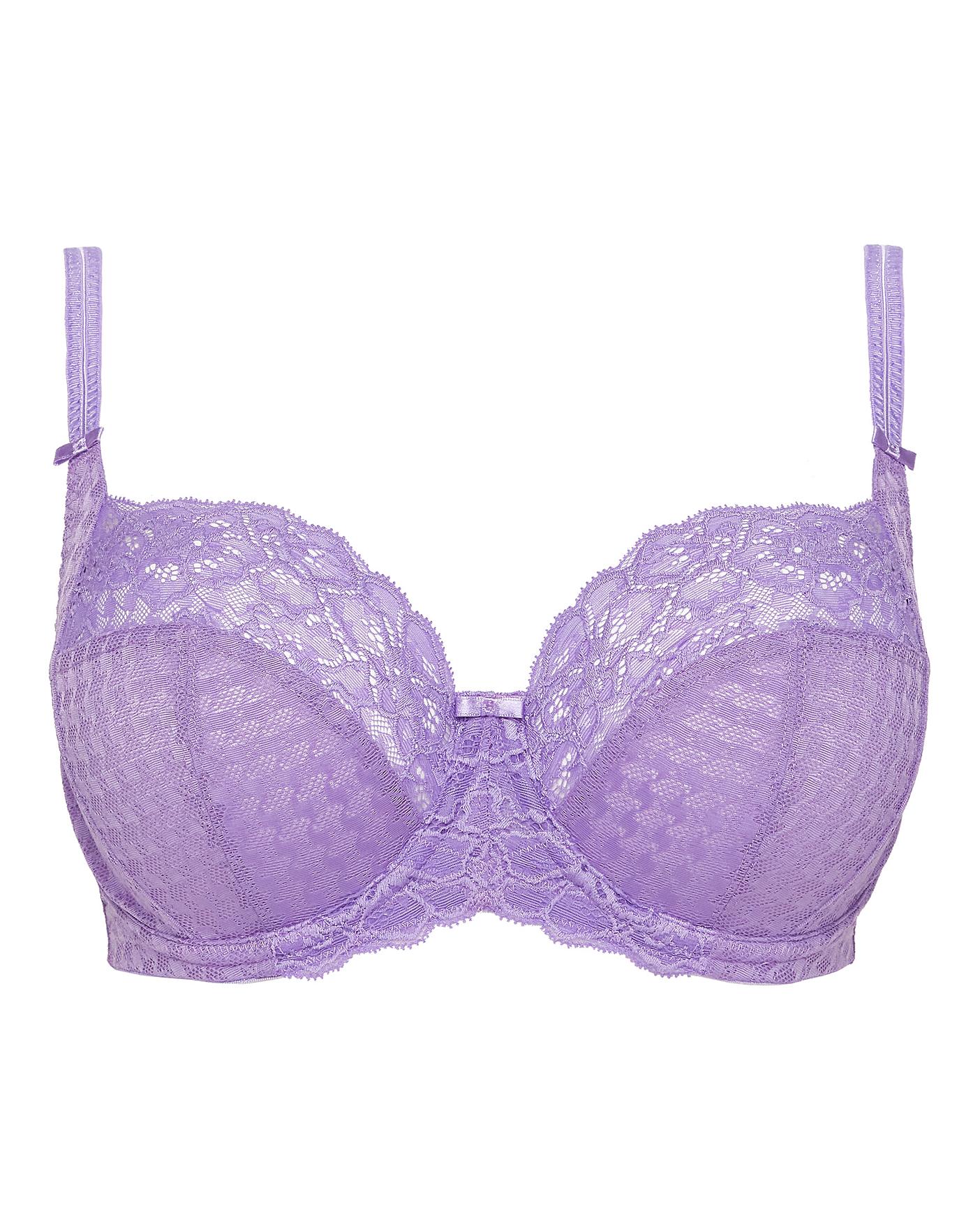  Panache Envy Balcony Wired Non Padded Bra| Violet