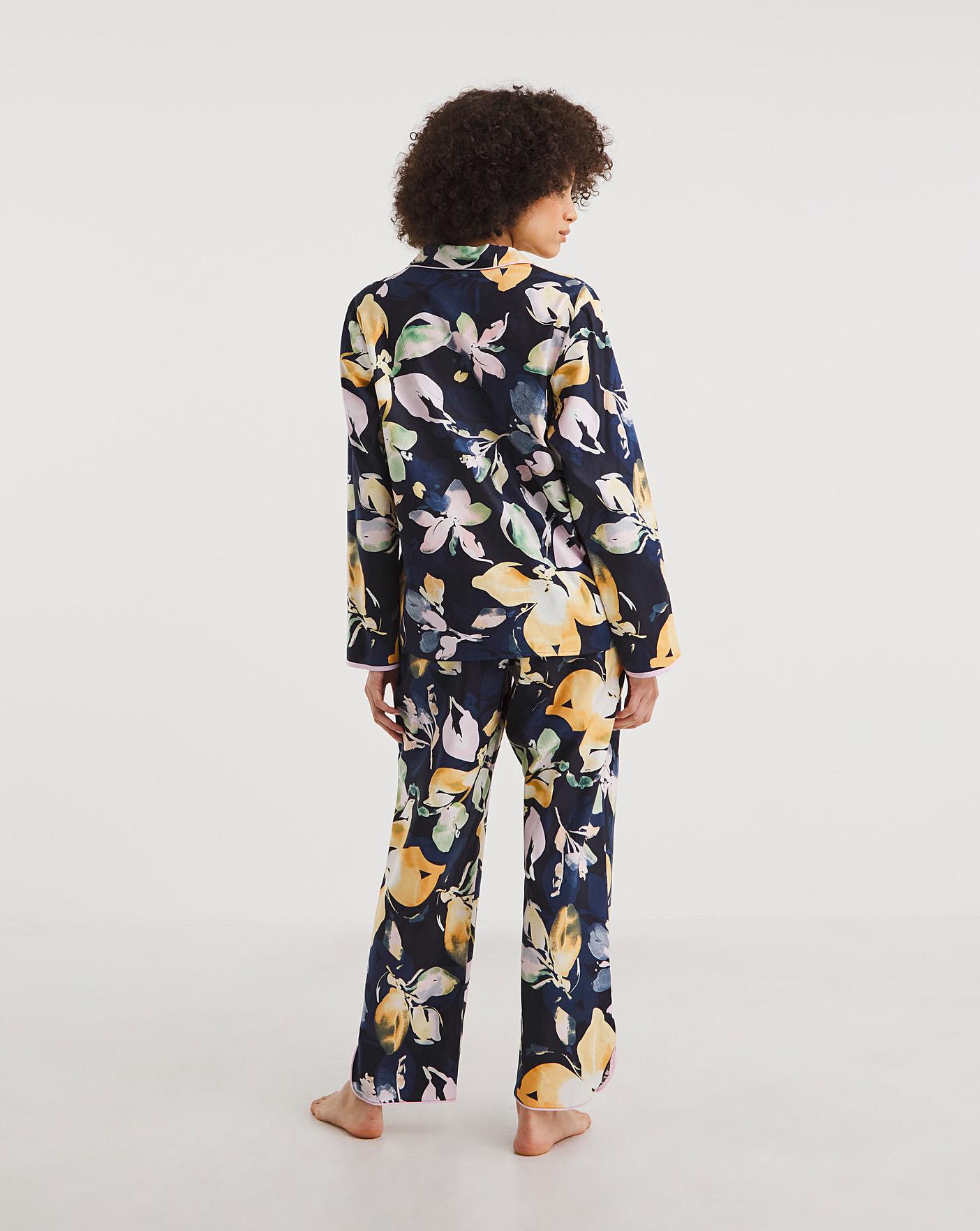  Cyberjammies Estelle Floral Print Pyjama Set| NAVY MIX