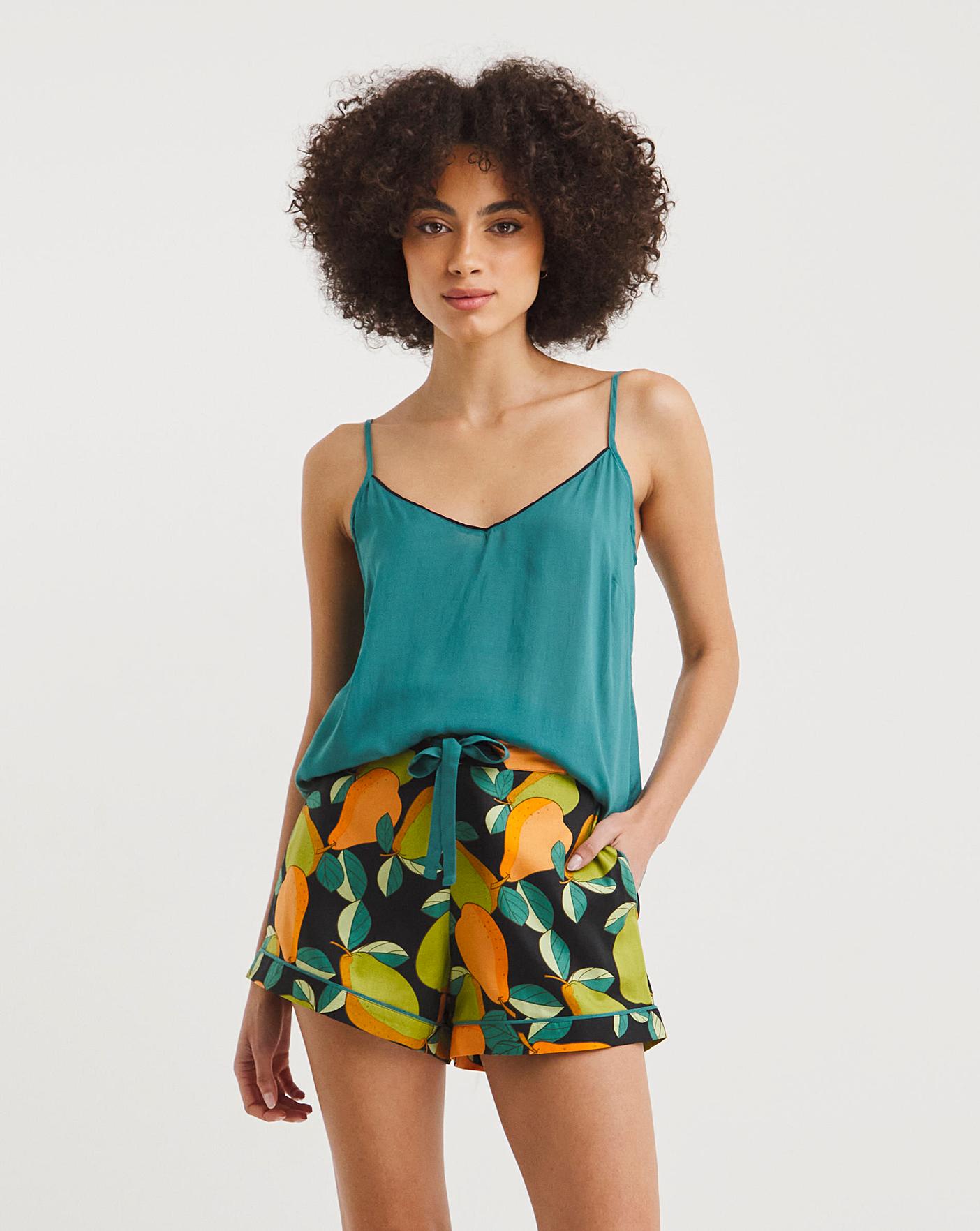  Cyberjammies Cami & Pear Print Shorts PJ Set| Multi