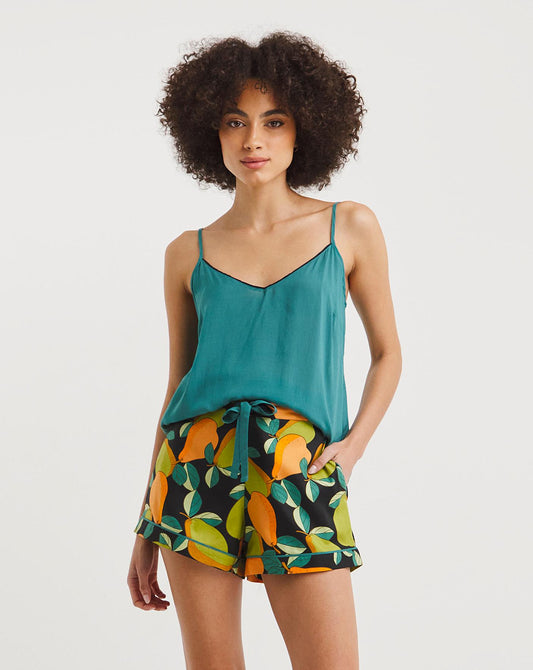  Cyberjammies Cami & Pear Print Shorts PJ Set| Multi
