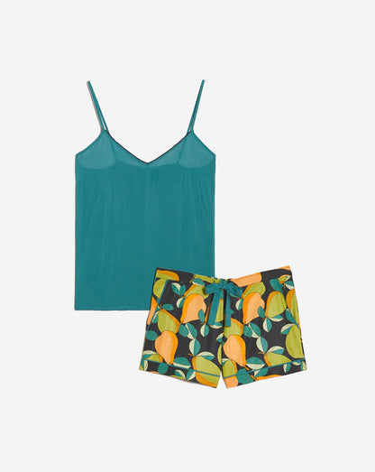  Cyberjammies Cami & Pear Print Shorts PJ Set| Multi