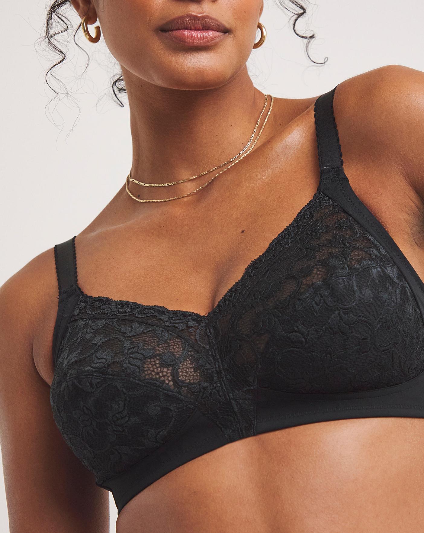  Triumph Delicate Doreen Non Wired Bra| Black