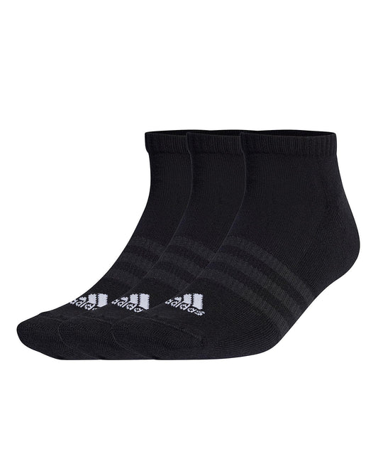  Adidas Low Cut Socks| Black/White