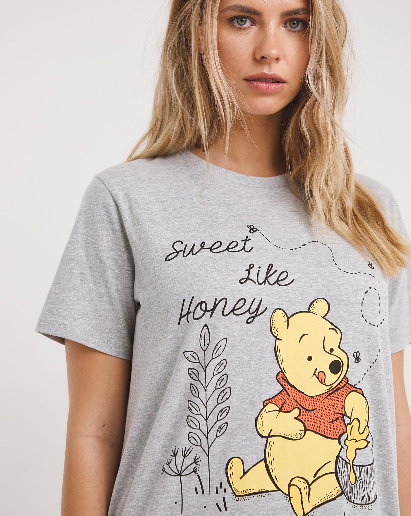 Disney Winnie The Pooh Pyjama Set| Grey