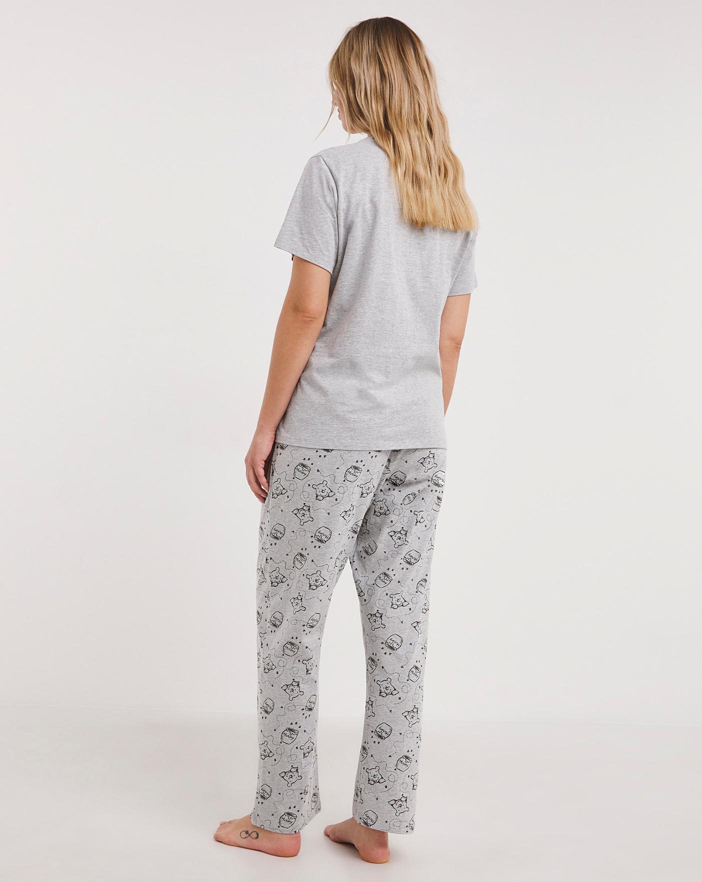 Disney Winnie The Pooh Pyjama Set| Grey
