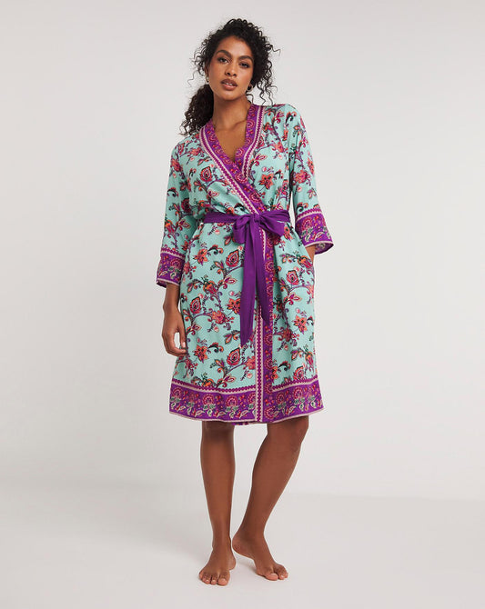  Joe Browns Boho Robe| Mint Purple