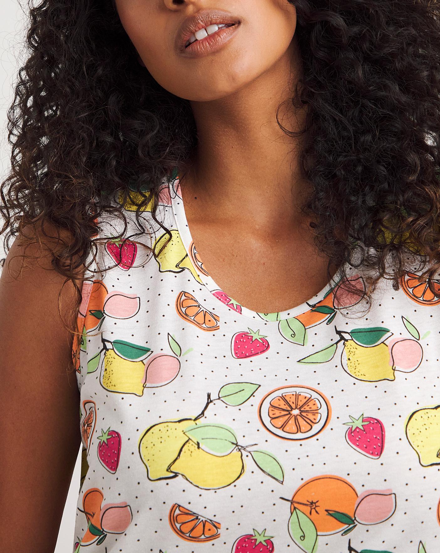  Pretty Secrets Value Sleeveless Nightie Length 39 Inches| Multi