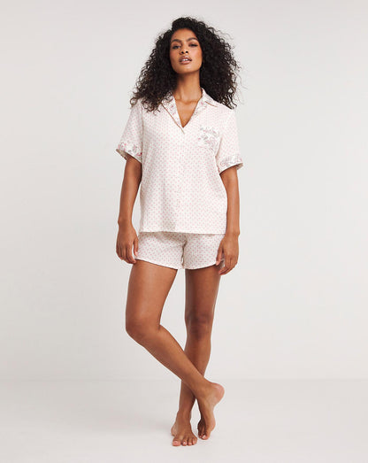  Earth Craft Cotton Tunic And Shortie Pyjama Set| Boho Print