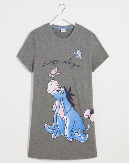 Disney Eeyore Short Sleeve Nightie| Grey
