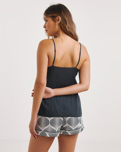 Cyberjammies Geo Print Cami Set| Cream Mix