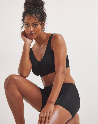  Pretty Secrets 3 Pack Comfort Tops A-D| Black