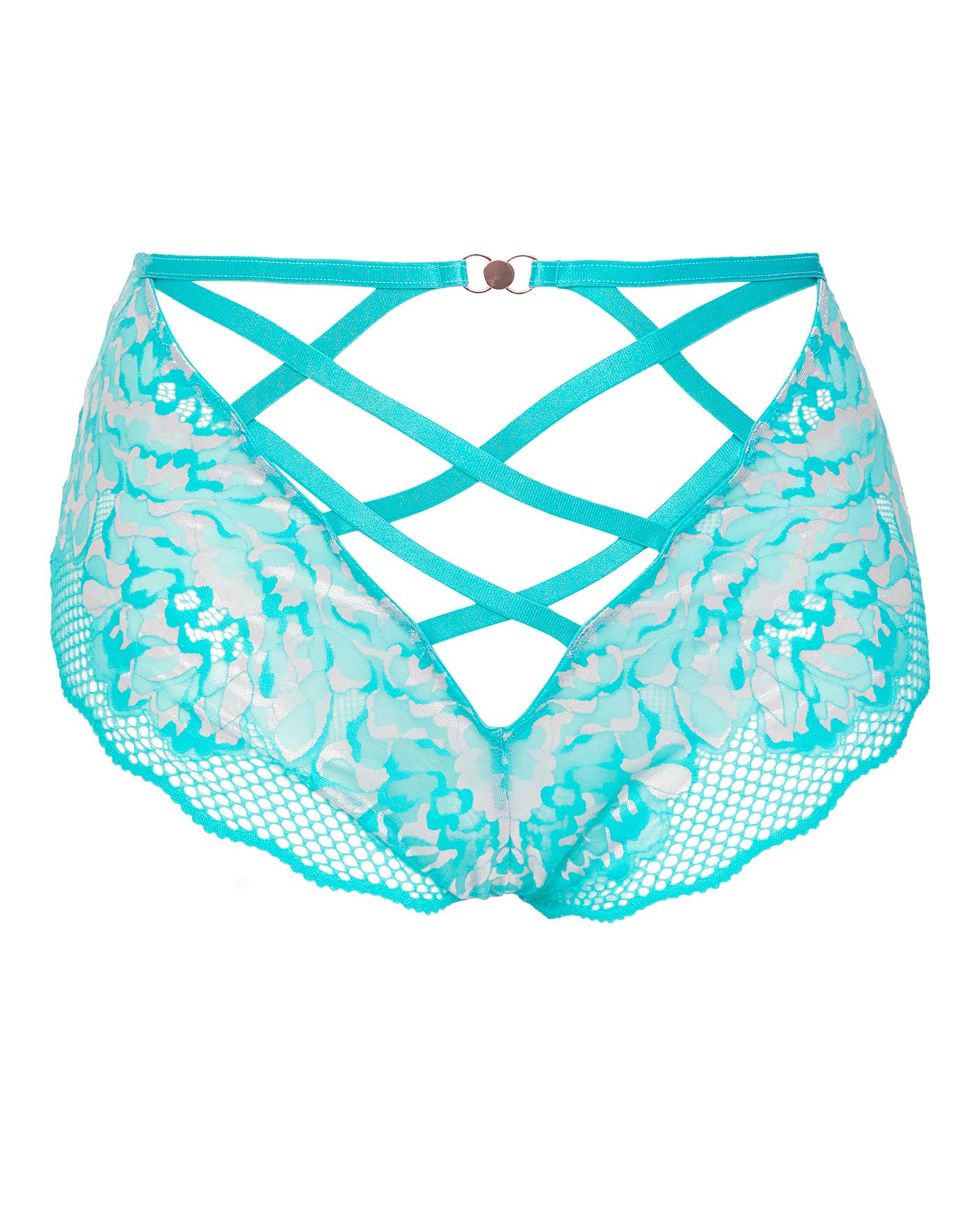  Figleaves Curve Amore Deep Brazilian Brief| Aqua