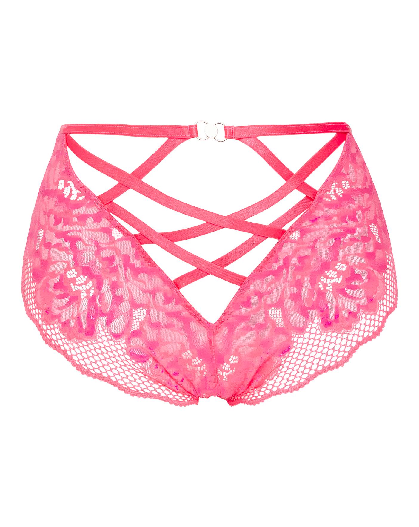  Figleaves Curve Amore Deep Brazilian Brief| Coral