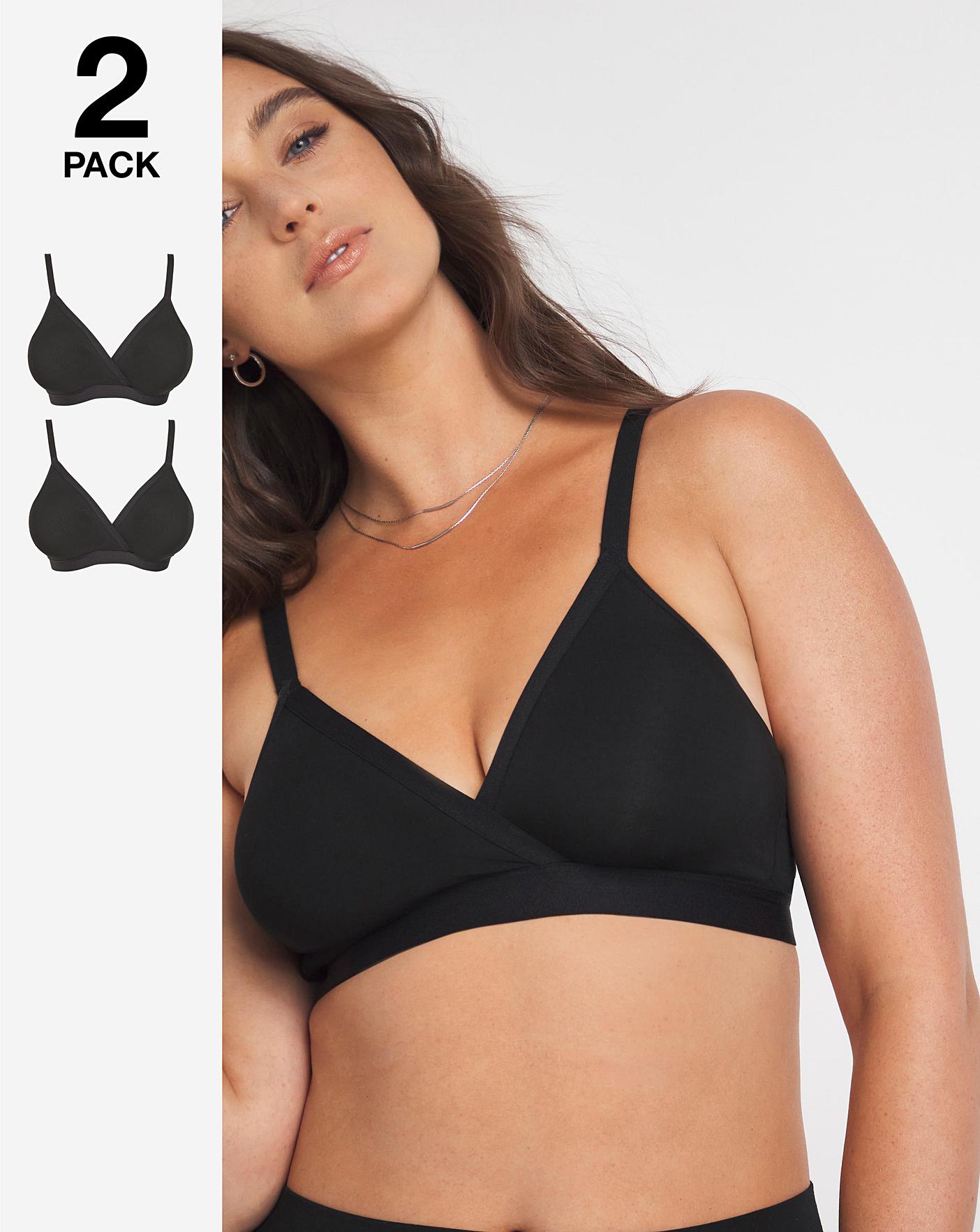  2 Pack Modal Cotton Comfort Tops| Black