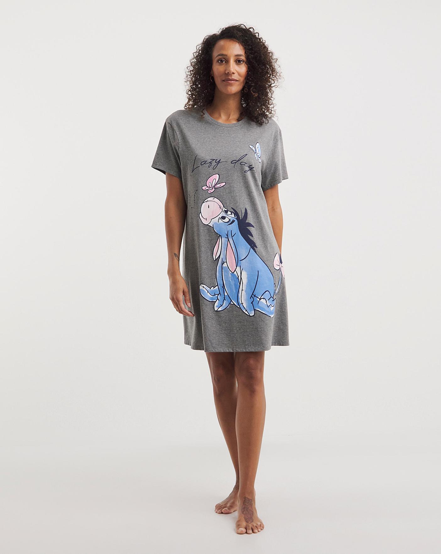 Disney Eeyore Short Sleeve Nightie| Grey