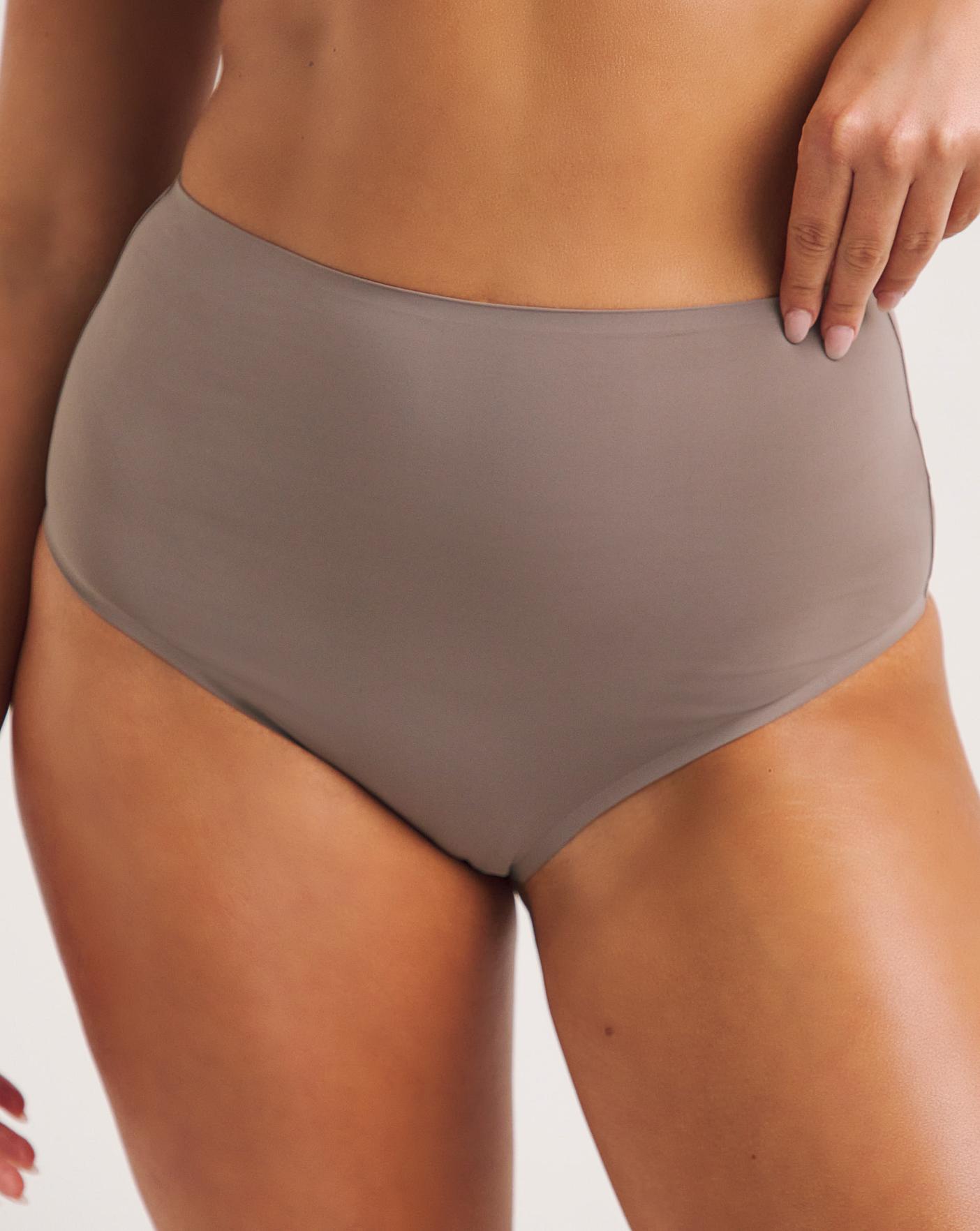  Figleaves Smoothing High Waisted Brief| Mocha